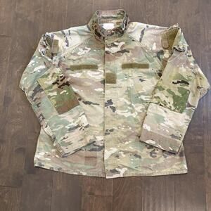 US Army Combat Shirt Men Large Short Camo Multicam OCP Tactical Uniform Military